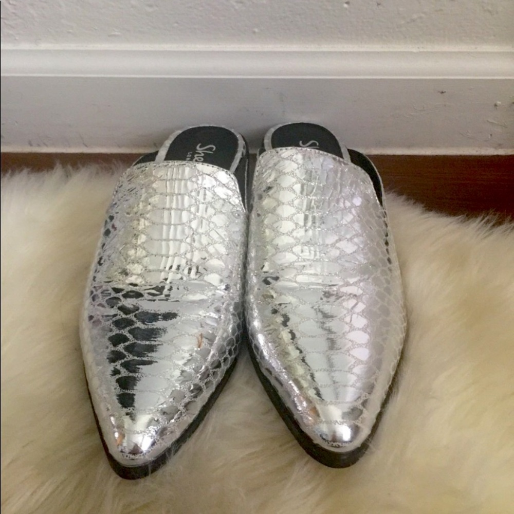 Shelly’s London Silver Cantara Mule